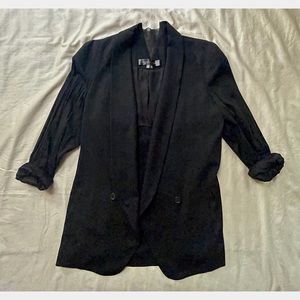 Theyskens’ Theory Black Long Blazer
